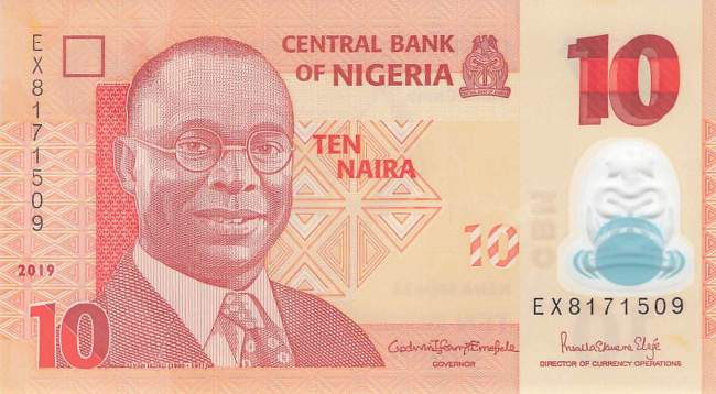 10 Naira 2019